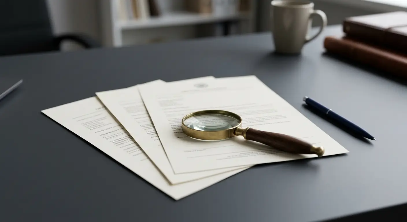 Offshore licensing jurisdictions for non-GamStop casinos concept with generic licence documents and magnifying glass